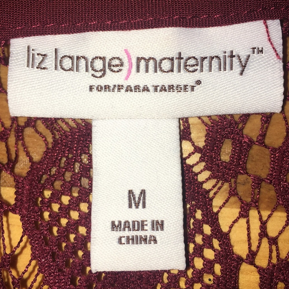 ๐HP๐ Liz Lange Burgundy Maternity Dress - Picture 6 of 7